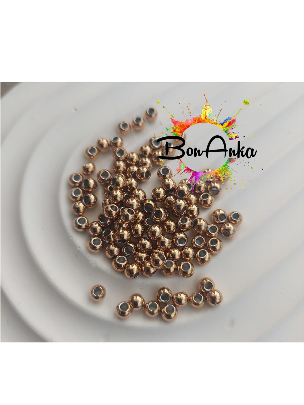 (5 Adet) 4 mm Sarı Çelik Top Aparat