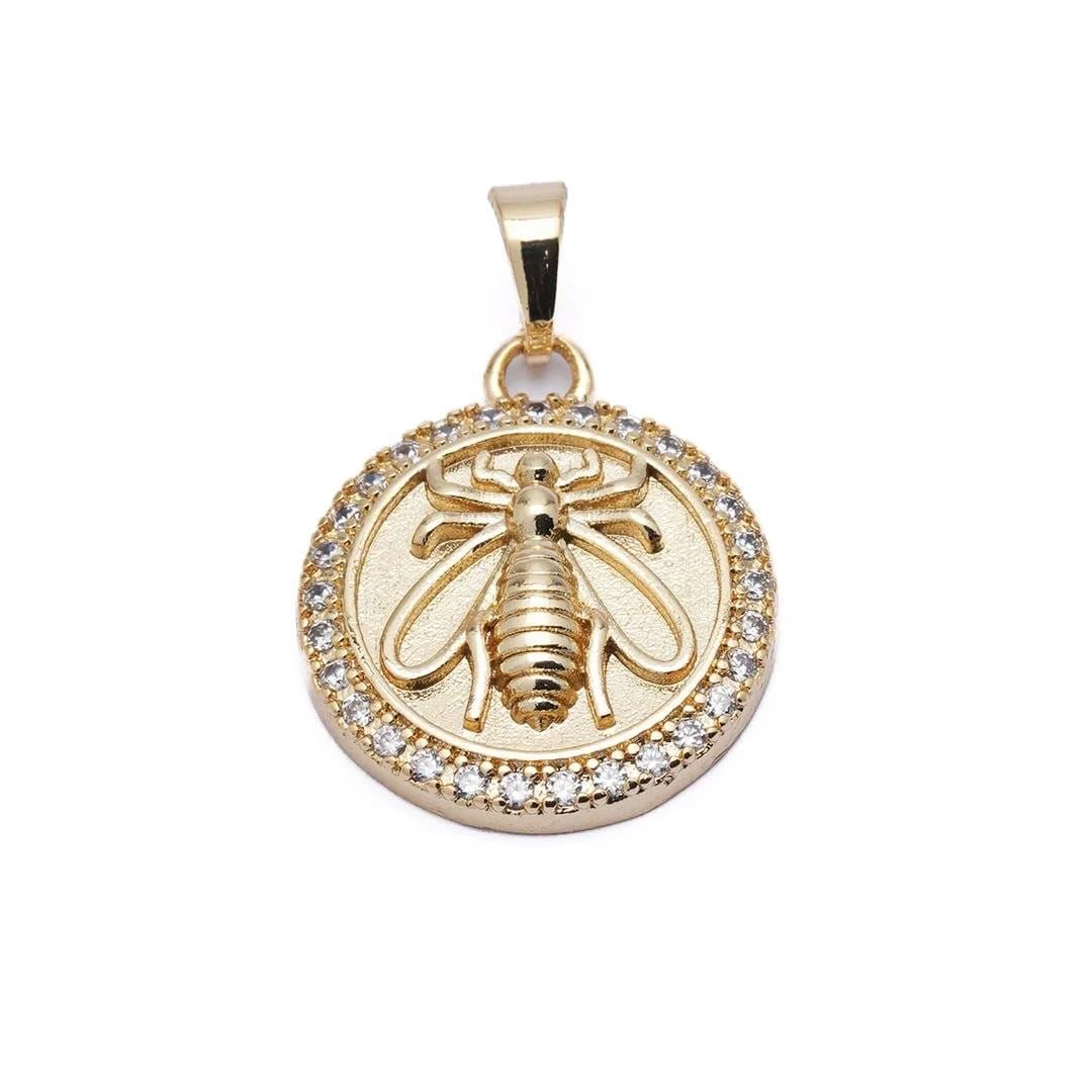 Arı Model Vip Kolye Ucu - 14K