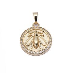 Arı Model Vip Kolye Ucu - 14K