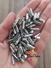 (10 adet) 1,3 cm Nikel Renk Korniş Kapama