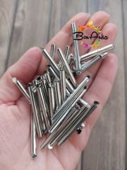 (10 adet) 4 cm Nikel Renk Korniş Kapama