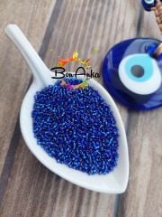 No:186 Miyuki Delica Boncuk DB-0047 (Gümüş Kaplamalı Kobalt) 7.5 Gram (Kutu Hediyeli)
