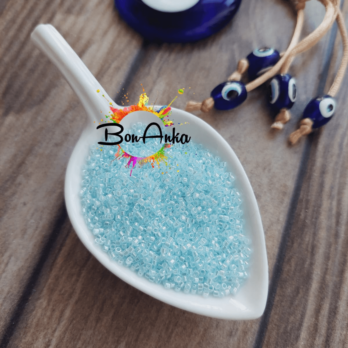 No:283 Miyuki Delica Boncuk DB-0239 (Şeffaf Açık Mavi)