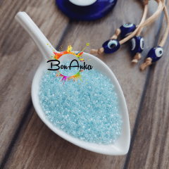 5 g No:283 Miyuki Delica 11/0 Boncuk DB0239 Şeffaf Açık Mavi