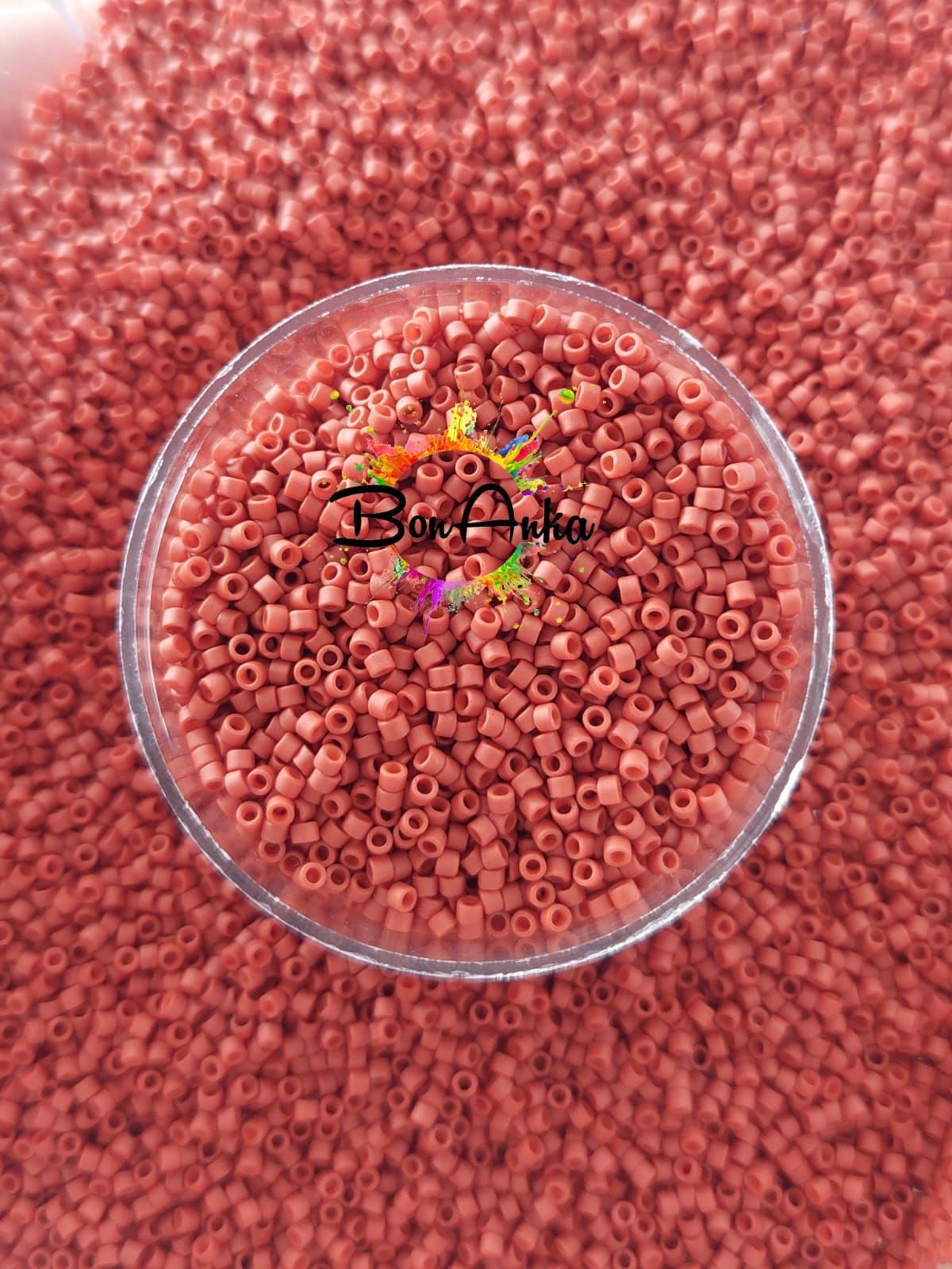 No:444 Miyuki Delica Boncuk DB-2288 (Mat Opak Sienna Kırmızı) 7.5 Gram (Kutu Hediyeli)