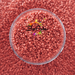 (5 gram) - No:444 Miyuki Delica Boncuk DB-2288 (Opak Kiremit Kırmızı)
