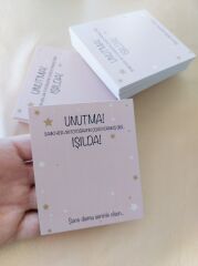 350 gram 1. Sınıf Kuşe Kağıt - 8 Cm * 9.5 Cm - Bijuteri Ürün Tanıtım Kartı - 002 50 Adet