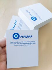 350 gram 1. Sınıf Kuşe Kağıt - 8 Cm * 9.5 Cm - Bijuteri Ürün Tanıtım Kartı - 004 50 Adet