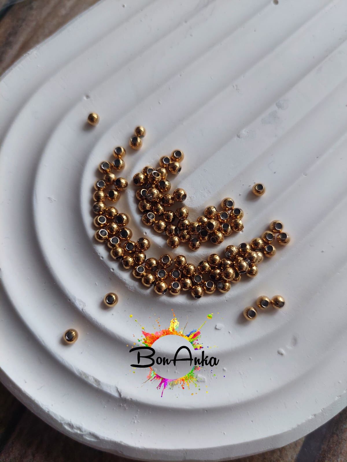 (5 Adet) 3 mm Sarı Çelik Top Aparat