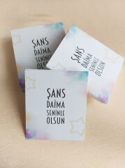 350 gram 1. Sınıf Kuşe Kağıt - 8 Cm * 9.5 Cm - Bijuteri Ürün Tanıtım Kartı - 013 50 Adet