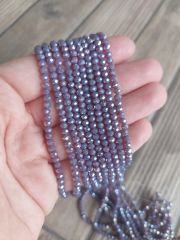 1 Dizi - 3 mm Kristal Cam Boncuk - 022