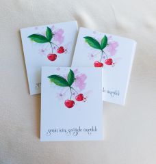 350 gram 1. Sınıf Kuşe Kağıt - 8 Cm * 9.5 Cm - Bijuteri Ürün Tanıtım Kartı - 029 50 Adet