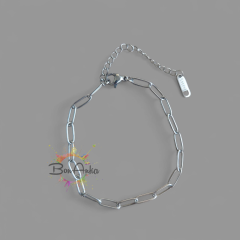 (1 adet) Çelik Simli Plakalı Ataç Model Bileklik Aparatı