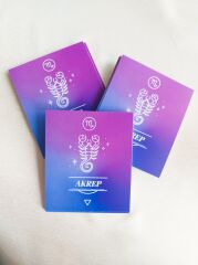 350 gram 1. Sınıf Kuşe Kağıt - 8 Cm * 9.5 Cm - Bijuteri Ürün Tanıtım Kartı - 043 50 Adet