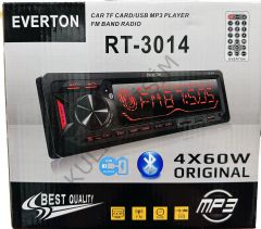 EVERTON RT-3014 OTO TEYP  4X55W  BT/USB/SD/FM/AUX