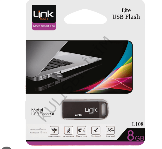 LİNKTECH Lite 8gb Metal 8mb/s USB Bellek