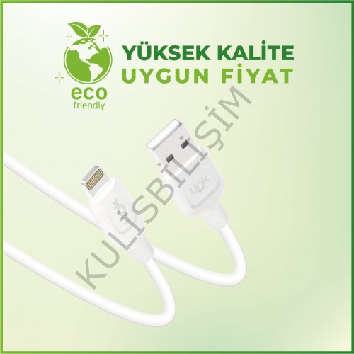 K449 Strong Eco Friendly Lightning 2.4A Şarj Kablosu