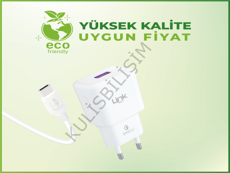 T443e Eco Friendly 18W Type--C Şarj Aleti