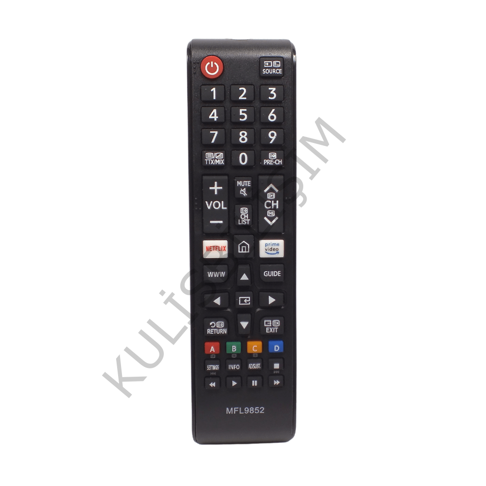 Samsung Amazon Prime Netflix Mesef Lcd Tv Uzaktan Kumanda