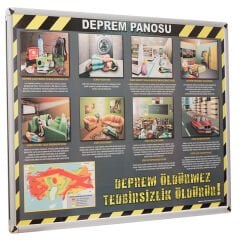 Deprem Panosu 70x100 cm