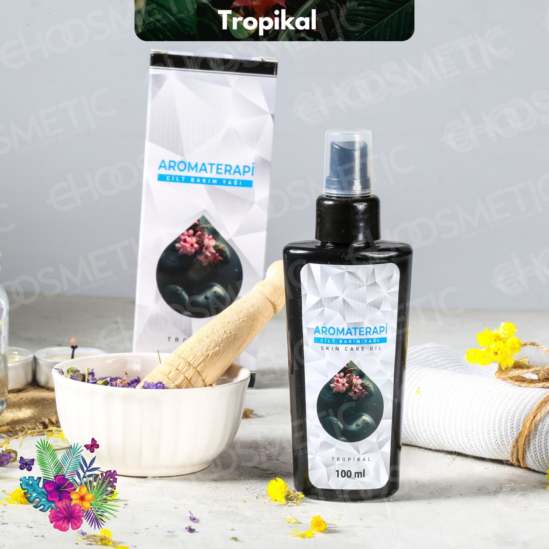 Aktürk Osmanli Sabuni - Doğal Rahatlatıcı Aromaterapi Cilt Bakım Yağı (100ml)