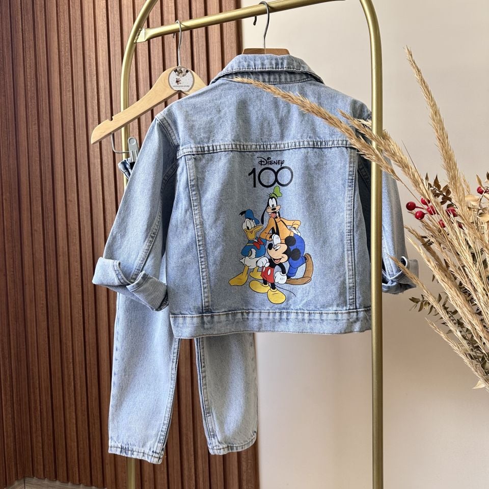 Denim Mickey Ceket