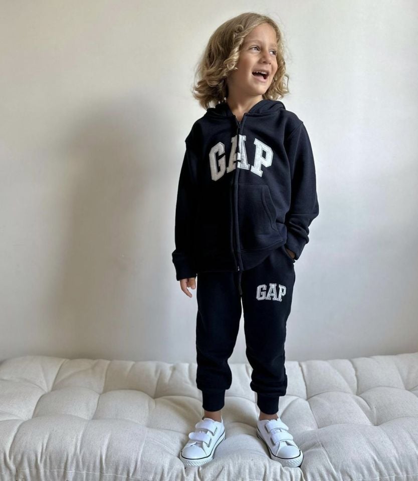 Gap Lacivert Basic Fermuarlı Takım