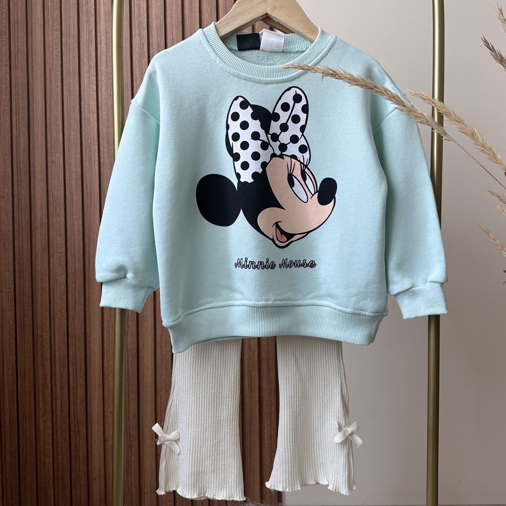 Mint Rengi Minnie Taytlı Takım