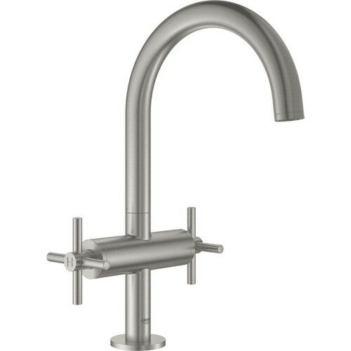 Grohe Lavabo Bataryası Atrio L Boyut Super Steel 21019DC