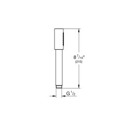 Grohe El Duşu 1 Akışlı Sena Stick Krom - 26465000