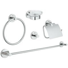 Grohe Essentials 5'i Bir Arada Banyo Aksesuar Seti (40344001)