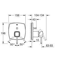 Grohe Grandera Ankastre Banyo/Duş Bataryası - 24068DA0