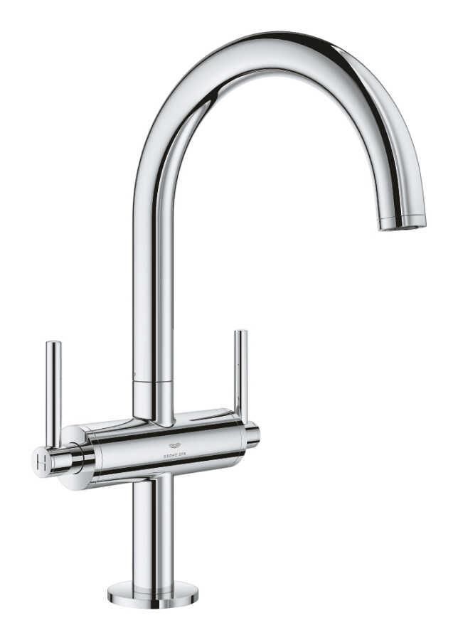 Grohe Atrio Tek delikli lavabo bataryası 1/2'' L-Boyut - 21145000