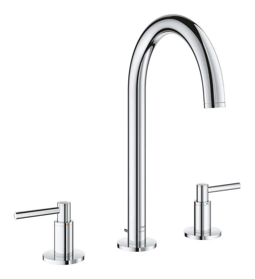 Grohe Atrio 3 delikli lavabo bataryası L-Boyut - 20649000