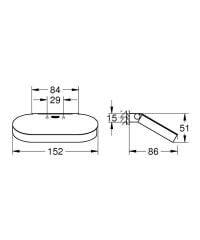 Grohe Selection Tuvalet Kağıtlığı - 41069A00