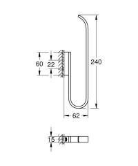 Grohe Selection Yedek Tuvalet Kağıdı Tutacağı (ÇİFT RULO İÇİN) - 41067A00