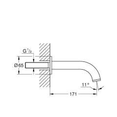 Grohe Atrio Çıkış Ucu - 13139Gl3