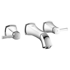 Grohe Grandera 3 Delikli Duvardan Lavabo Bataryası - 20414000