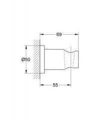 Grohe Rainshower® El Duşu Askısı - 27074000