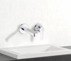 Grohe BauEdge 2 Delikli Duvardan Lavabo Bataryası - 20474000