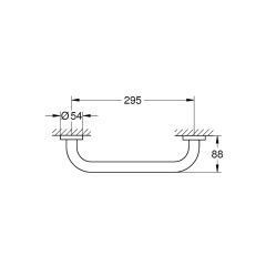 Grohe Essentials Banyo Tutamağı Tutunma Barı - 40421001