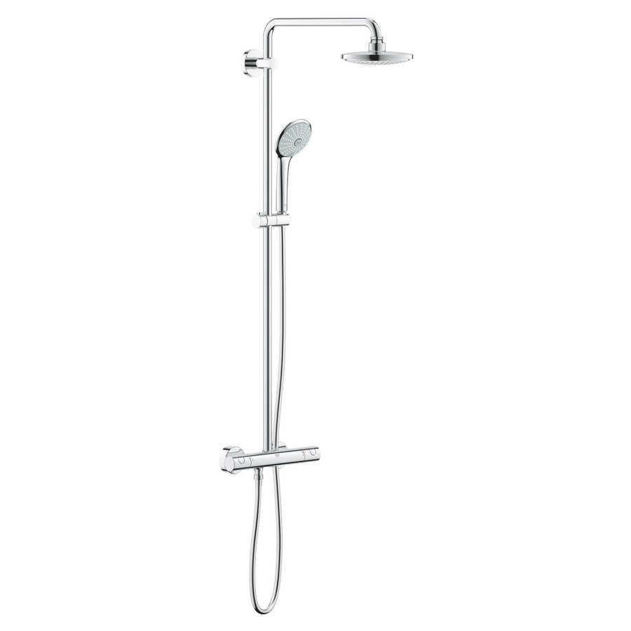 Grohe Euphoria Sistem Duvara Monte Termostatik Bataryalı Duş Sistemi - 27296001