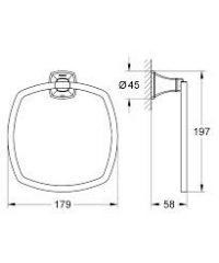 Grohe Grandera Havluluk 40630GL0