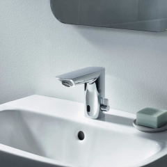 Grohe Bau Cosmopolitan E Fotoselli Lavabo Bataryası Elektrikli Çift Su Girişli 36453000