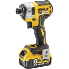 Dewalt DCF887P2-QW 18V/5.0Ah Kömürsüz Çift Bataryalı Darbeli Vidalama