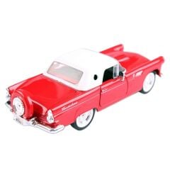 Motor Max 1:18 1956 Ford Thunderbird Model Araba Kırmızı-Beyaz