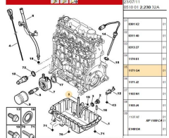 Yağ Çubuk Borusu C5 1171G4 Orjinal