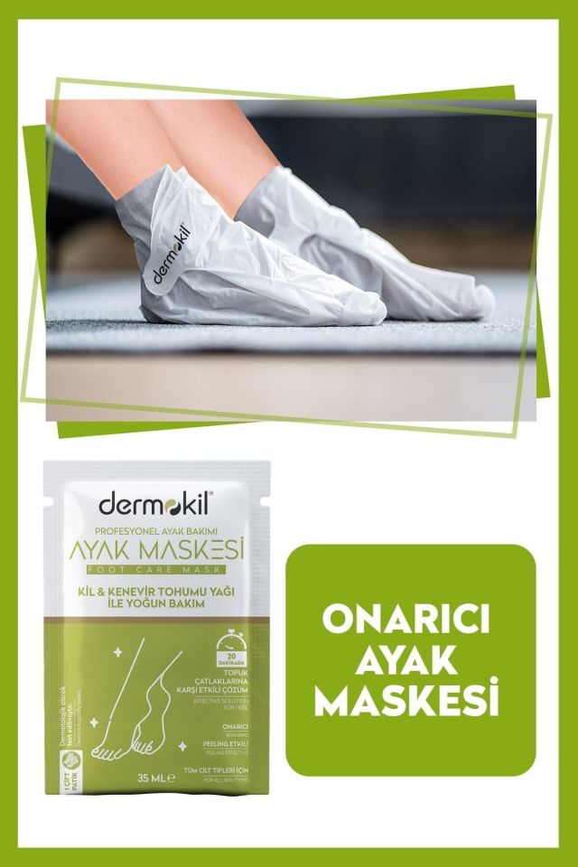 Kil & Kenevir Yağlı Ayak Maskesi 35 Ml