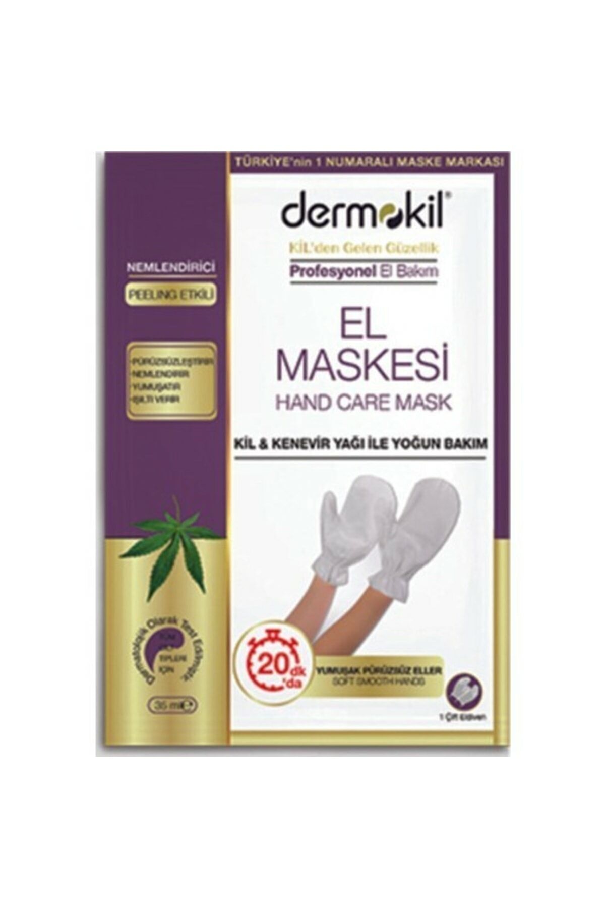 Kil & Kenevir Yağlı El Maskesi 35 Ml