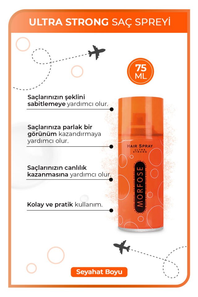 Ultra Strong Saç Spreyi 75 ml